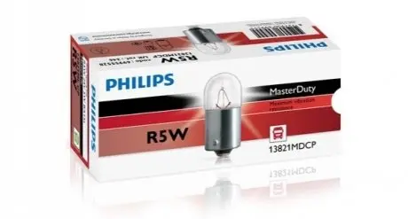 Автолампа R5W 24V 5W BA15s ECO Truck PHILIPS 13821MDCP Купити в Україні
