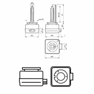 Автолампа ксенонова PHILIPS 42403VIS1 Купить в Украине
