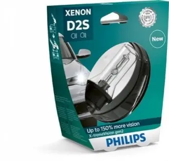 Автолампа D2S 85V 35W P32d-2 Xenon White HID (5500K) PHILIPS 85122XV2S1 Купити в Україні