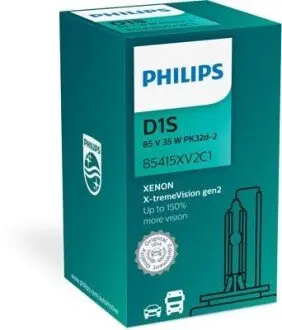 Лампа (картон 1шт) D1S 35Вт PK32D-2 X-tremeVision gen2 4800K PHILIPS 85415XV2C1 Купити в Україні
