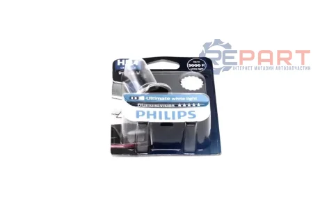 Автолампа HB4 12V 55W P22d Diamond Vision (1 шт. в блістері) PHILIPS 9006DVB1