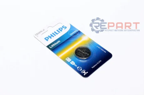 Батарейки кнопкові, літієві PHILIPS CR2016/01B