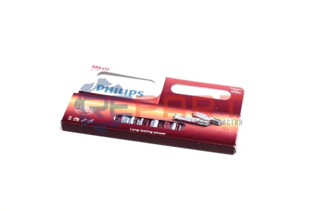 Батарейка LR03 / AAA Power Alkaline Blister 12шт (вір-во Philips) PHILIPS LR03P12W/10