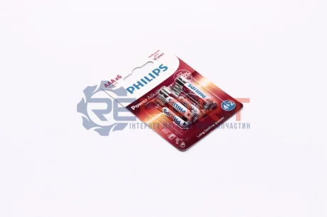 Батарейка LR03 / AAA Power Alkaline Blister 6шт (вір-во Philips) PHILIPS LR03P6BP/10