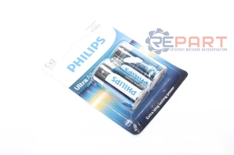 Батарейки циліндричні, лужні PHILIPS LR14E2B/10