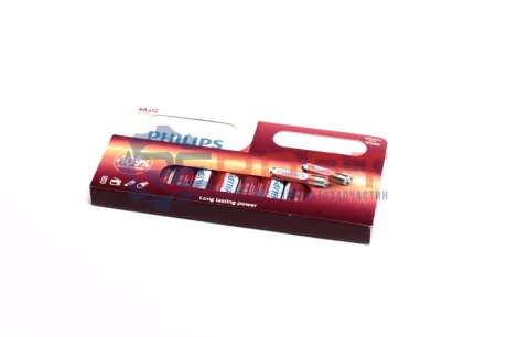Батарейка LR6/ AA Power Alkaline Blister 12шт (пр-во Philips) PHILIPS LR6P12W/10