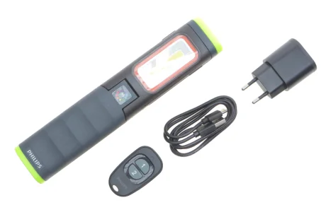 Фонарик инспекционный Xperion 6000 Pillar (6000K/500lm/250lm/150lm/УФ-свет/CRI95/крюк 360°/магнит) PHILIPS X60UVPI