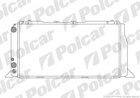 Радиатор охлаждения Polcar 130708A2 (фото 1)