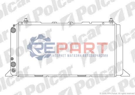 Радіатор охолодження Polcar 1315080