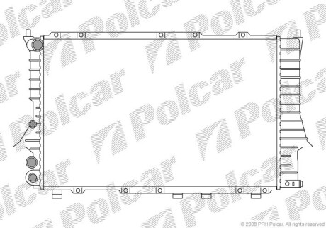 Радіатори охолодження Polcar 131608-1