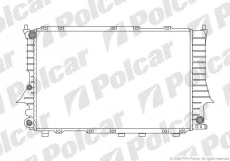 Радіатор охолодження Polcar 131608-3