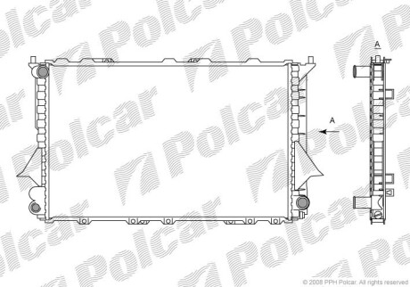 Радіатори охолодження Polcar 131608-4