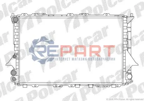 Радіатор охолодження Polcar 131608A1 Купити в Україні