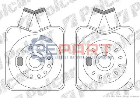 Масляний радіатор Polcar 1323L81 Купити в Україні