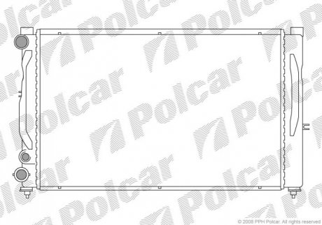 Радіатор охолодження Polcar 1324081 (фото 1)