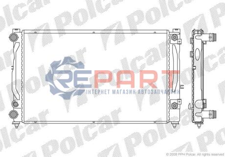 Радіатор охолодження Polcar 132408-4