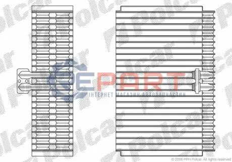 Випарник кондиціонера Polcar 1328P8-1 Купити в Україні