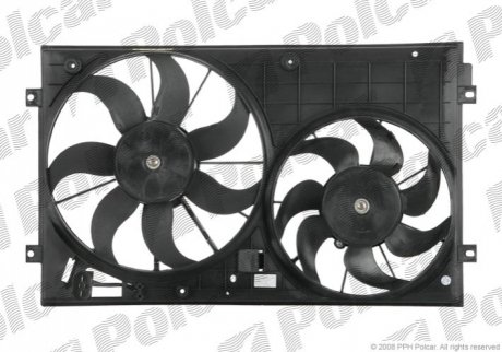 Вентилятор радиатора - (1TD121203A, 1K0959455R, 1K0959455Q) Polcar 133123W1 (фото 1)
