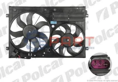 Вентилятор радіатора Polcar 133123W2 Купити в Україні