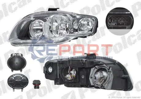 Фото Фара основная Polcar (1335104E) изображение 1