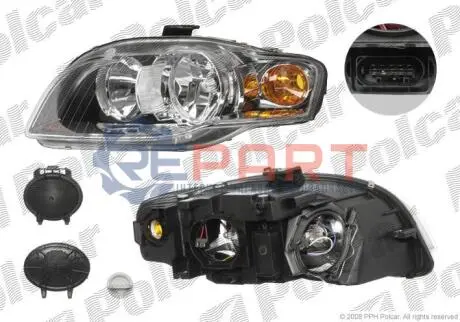 Фото 1 — Фара основная Polcar (133510-E) Фото Фара основная Polcar (133510-E) изображение 1