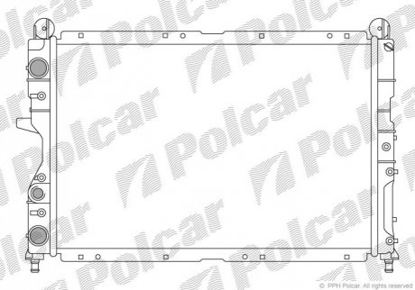 Радіатор охолодження Polcar 140208A6