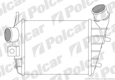 Радиаторы воздуха (Интеркулеры) Polcar 1408J8-1 (фото 1)