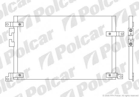 Радіатори кондиціонера Polcar 1408K8C1