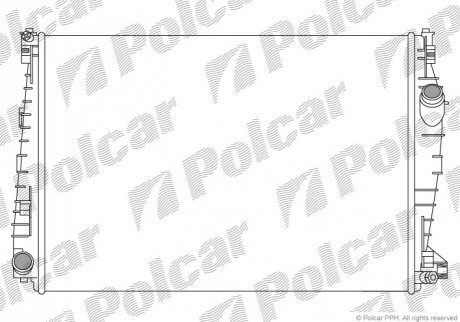 Радиатор охлаждения - 141108-1 (71740292) Polcar 1411081