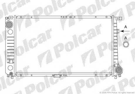 Радиаторы охлаждения Polcar 200708-6