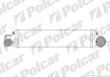 Радіатор повітря (Інтеркулер) Polcar 2009J81