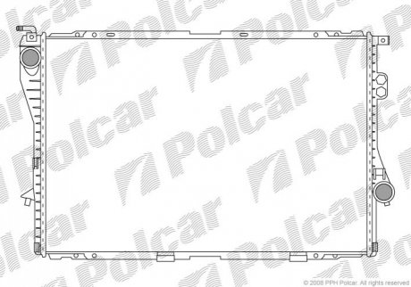 Радиатор охлаждения - (2246012) Polcar 201608A4