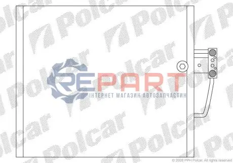 Фото Радіатор кондиціонера Polcar (2016K8C1) зображення 1