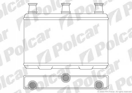 Радиаторы обогрева Polcar 2017N8-1 (фото 1)