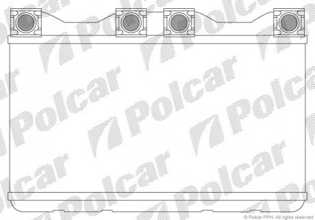 Радіатор обігріву Polcar 2022N81 (фото 1)