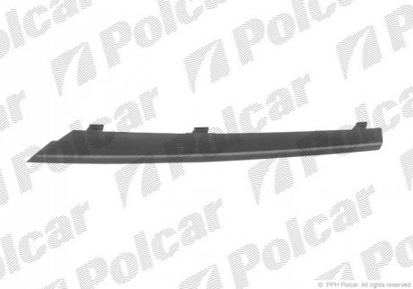Накладка решітки бампера Polcar 204227-6