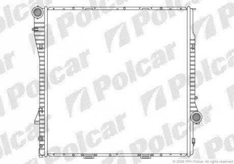 Радіатор охолодження Polcar 2050083 (фото 1)