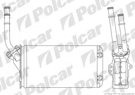 Радиаторы обогрева Polcar 2304N8-1