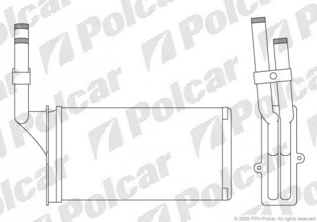 Радиаторы обогрева Polcar 2304N8-3