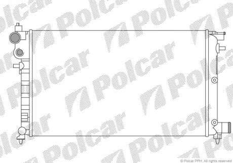 Радіатори охолодження Polcar 230608B3 (фото 1)