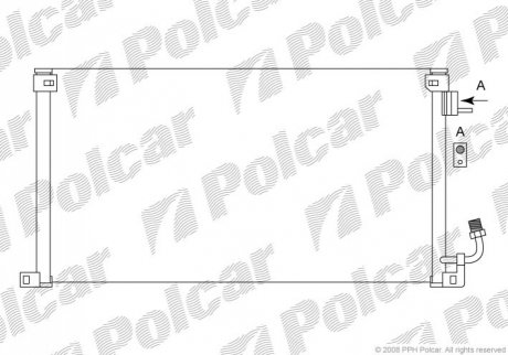 Радіатори кондиціонера Polcar 2306K8C2