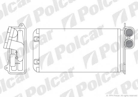 Радиаторы обогрева Polcar 2308N8-1 (фото 1)