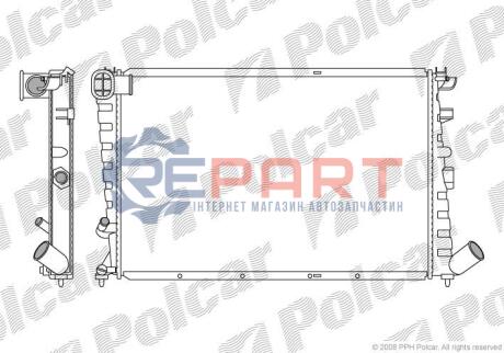 Радіатор охолодження Polcar 232508A7