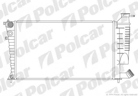 Радиаторы охлаждения Polcar 232608A6 (фото 1)