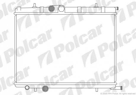 Радіатор охолодження Polcar 232708-3 (фото 1)