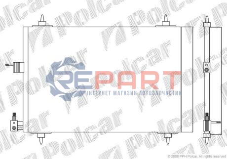 Радиатор кондиционера Polcar 2327K8C1 (фото 1)