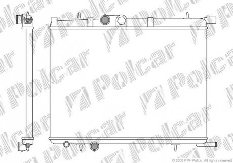 Радіатор охолодження Polcar 2328081