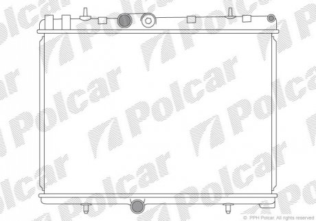 Радіатор охолодження Polcar 232908-1