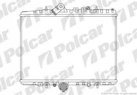 Радіатор охолодження Polcar 233208-5
