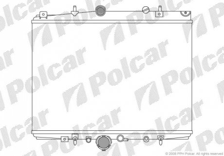 Радиатор Polcar 233208A7 (фото 1)